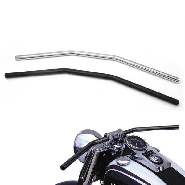 

for yamaha suzuki harley chopper bobber cafe racer motorcycle handlebar 7/8" 22mm black drag straight bar 1pcs
