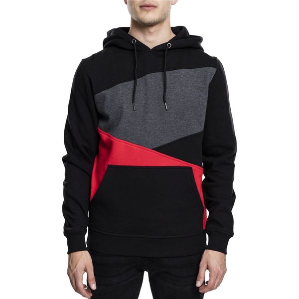 

mens new designer вскользь толстовки мода весна с длинными рукавами пуловер с капюшоном hip hop style homme толстовки, Black