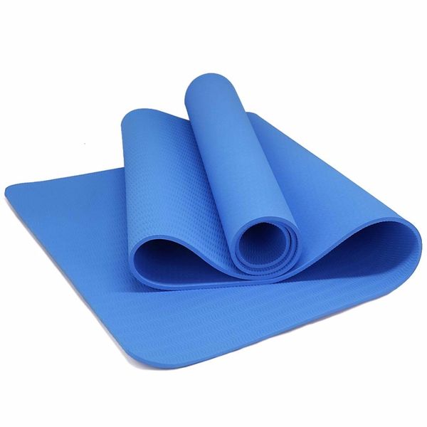 

mat eva yoga 6mm home thick yoga sport fitness foam pad with carrying straps