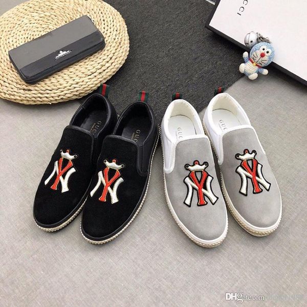 

desiger shoes mens desiger sneaker plate-forme checked upper canvas shoe sneakers for mens sneaker leather fashionable wild size:38-44, Black