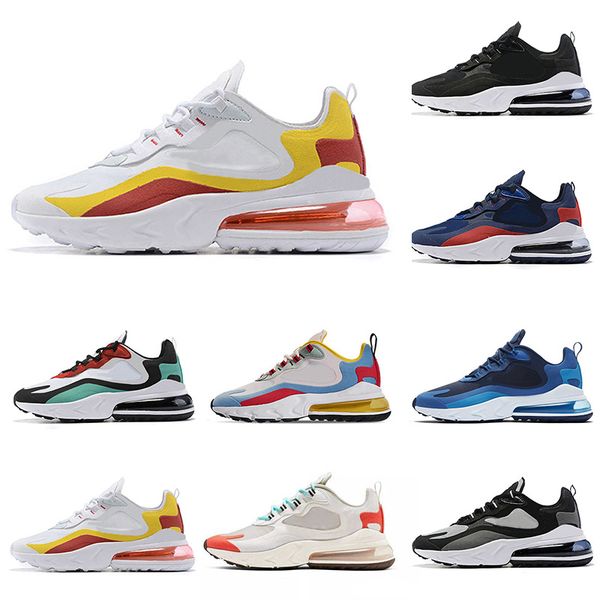 

rn mens sports shoes 2019 release react running shoes bauhaus bauhaus optical multi-color white black red green size 40-45