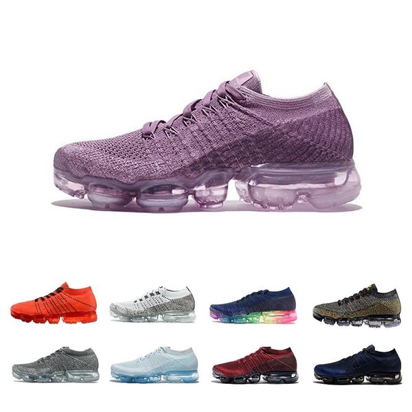 

2018 new rainbow vapormex 2019 be true men woman shock running shoes for fashion men casual vaper mex sports sneakers