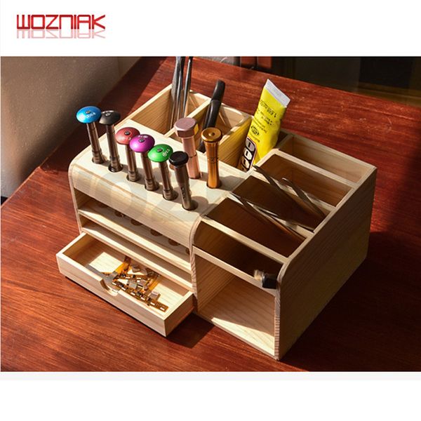 

wooden storage tools box for mobile phone repair tool spare parts sorting boxes