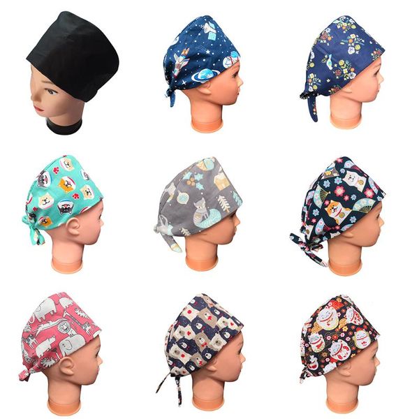 

женщины хлопок бинт регулируемая крышка sweatband bouffant hat мужчины gorros quirofano mujer унифицированные аксессуары, Blue;gray