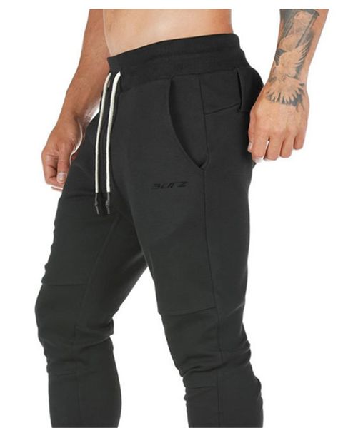 

20ss summer new european and american sports trousers men's cotton fitness trousers running training comfortable pants, Black