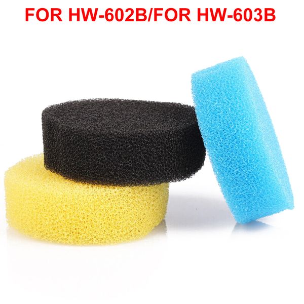 

3pcs/set foam biochemical tank filter sponge fish cotton spare parts water external aquarium filtration for sunsun hw-602b 603b