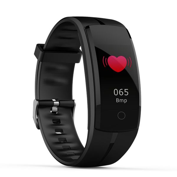 

smart wristband color lcd fitness tracker heart rate fitness bracelet waterproof pedometer band, Slivery;brown