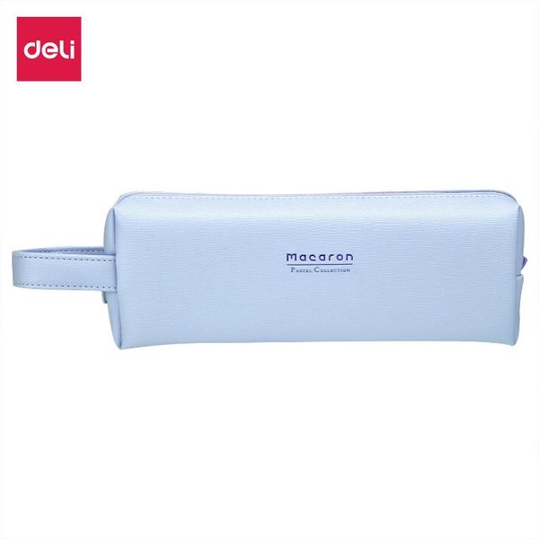 

deli ez86902 pencil pouch school big capacity bag pencil case macaron color storage supplies gift stationery student