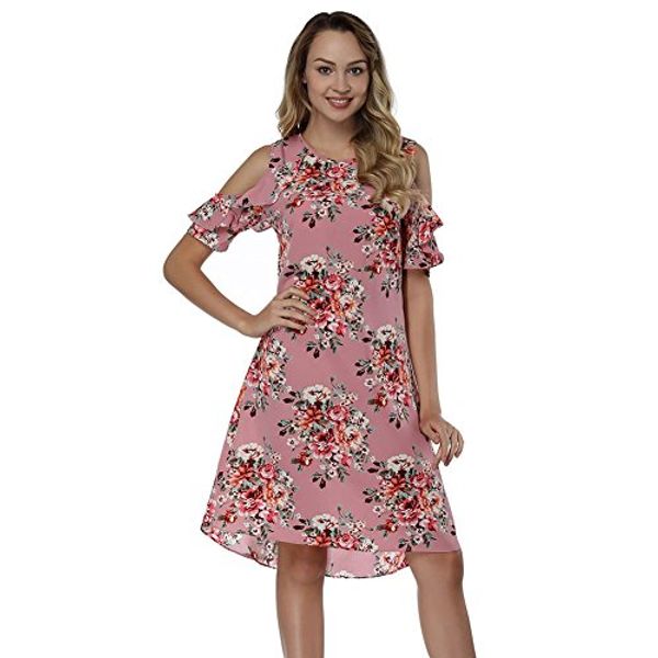 

huhhrry women floral print casual plain stretch tank maxi long dress, Black;gray