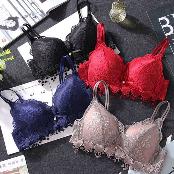 

lace women bra set fashion bra lingerie straps lenceria mujer women panty bandage set sexy, Red;black