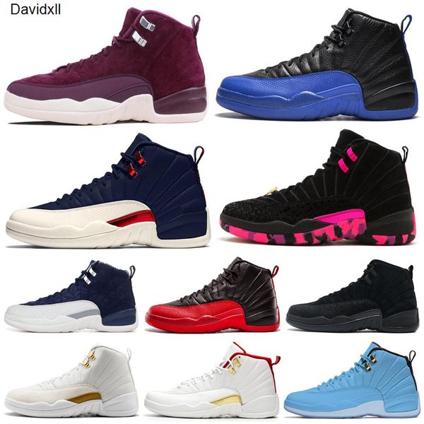

2020 basketball shoes 12 12s men shoe doernbecher wings reverse taxi game royal french blue mens trainers outdoor sports sneakers 7-13