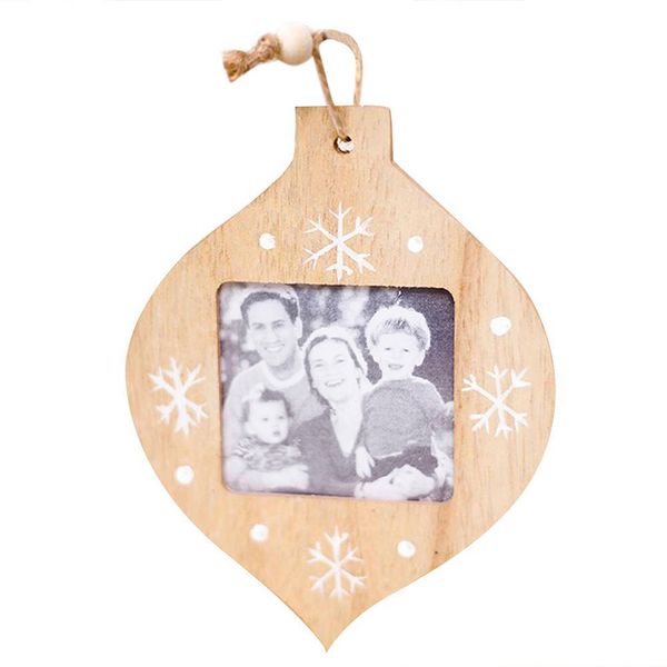 

creative christmas decorations diy wooden p frame pendant christmas decorations ornaments for home