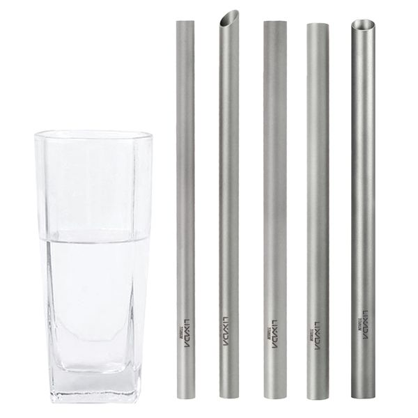 

lixada super light titanium drinking straw outdoor home drinking tube tableware tools for camping hiking