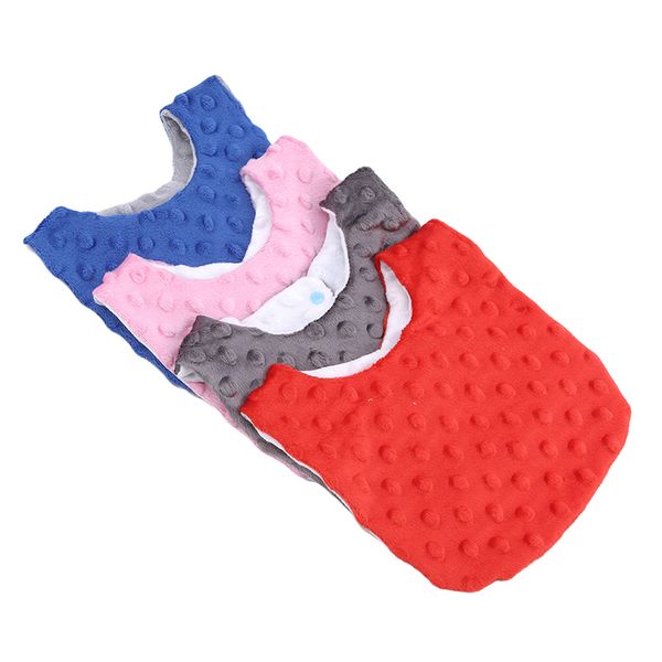 

ватки коралла младенца нагрудники обед кормление нагрудники для младенцев сплошной цвет кормления ткань дети детские фартук babador бандана