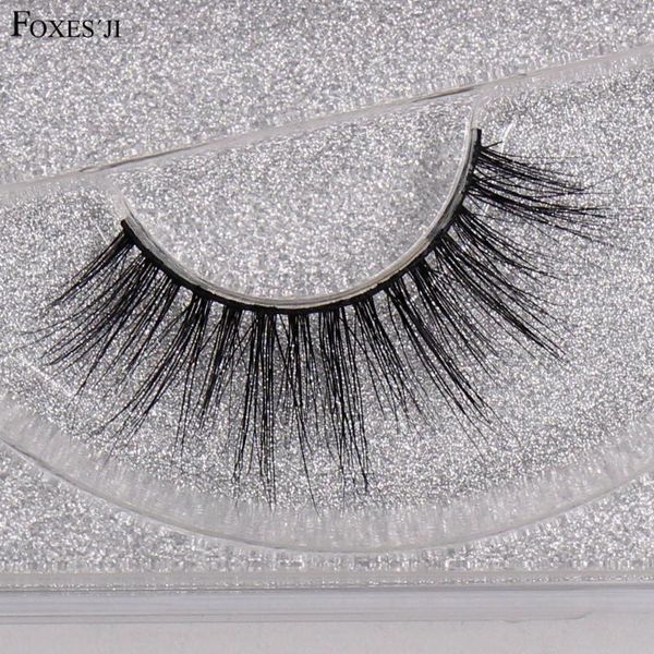 

foxesji eyelashes 3d mink lashes natural long medium volume fluffy wispy faslse eyelashes eyelash soft mink maquiagem