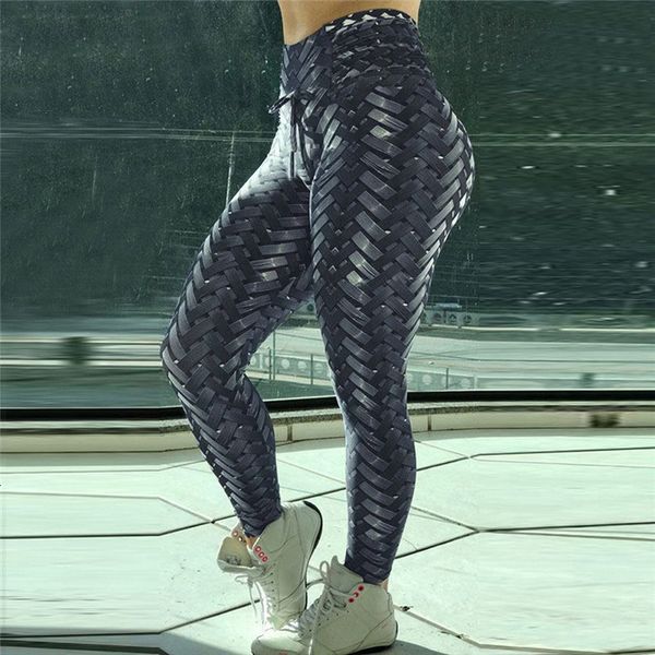 

sport leggings new black weaving printed tie women fitness leggings push up workout leggings elastic sporting leggins gothic pants