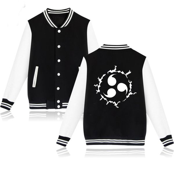 

jackets naruto capless hoodies jacket men women coats harajuku sweatshirt anime naruto baseball jacket mens 2019 winter clothes, Black;brown