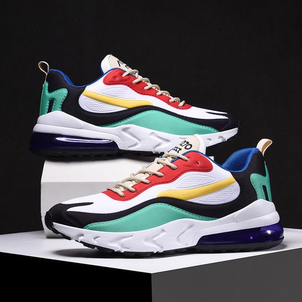 

women sports shoes multicolor patcahwork men's running shoes female lightweight damping sneakers soft soles plus size46 47