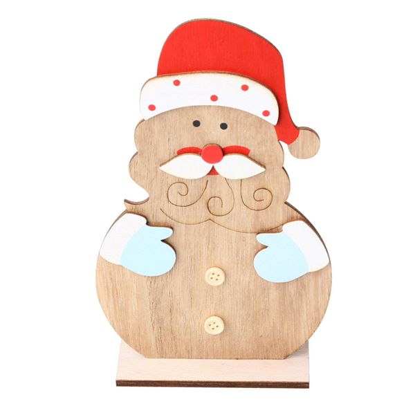 

christmas wooden santa claus cartoon diy crafts tabledecoration innovative ornaments decorations for home new year