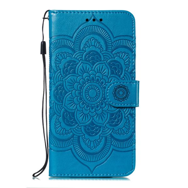 

mandala embossing cover for samsung galaxy note 9/note 10/note 10 pro case flip stand pu leather wallet mobile phone bags