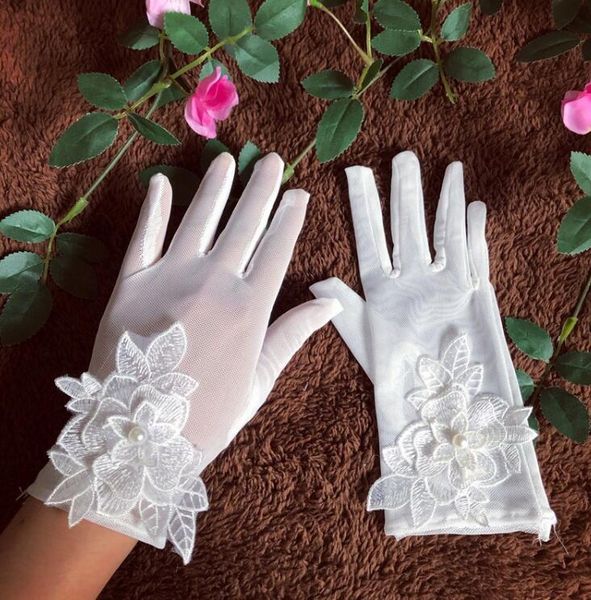 

женские элегантные цветочные белые перспективы короткие сетчатые перчатки женский сексуальный солнцезащитный крем кружевные перчатки вождени, Blue;gray