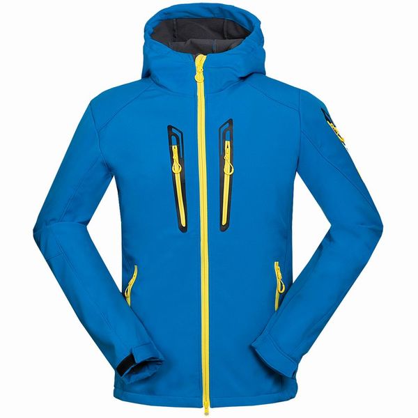 

new men helly jacket winter hooded softshell for windproof and waterproof soft coat shell jacket hansen jackets coats 16153, Blue;black