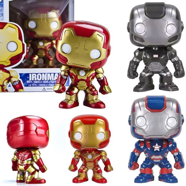 

funko pop iron man 24# q vervison anime action figure collection model toys birthdays sale