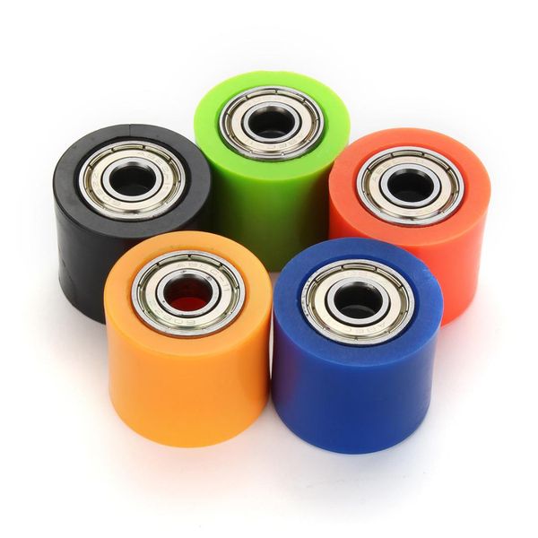 

8mm chain roller pulley slider tensioner wheel guide for pit dirt mini bike atv differ color 28mm x 32mm