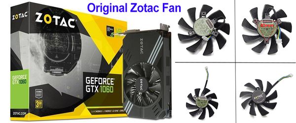 

new 85mm dc 12v 4pin vga cooler fan replacement for zotac gtx1060 6gb gtx 1060 3gb mini hp rx480 hprx480 graphics video card diy