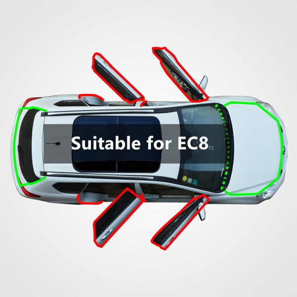 

for geely emgrand ec8 automotive sealing strip edge seam dust feng shui collision sound insulation plus modified rubber sealing