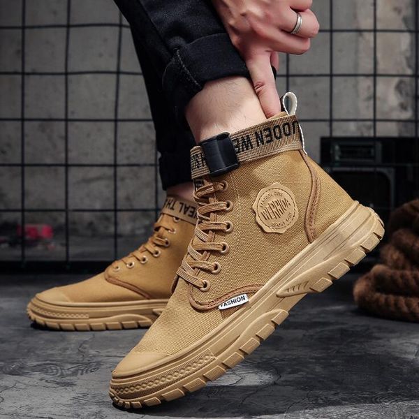 

fashionable fashionable high-sneakers for running in autumn and winter men casual shoes sole antiskid short leather cs02, Black