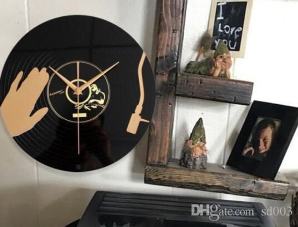 

cd stereo dj timepiece vintage style пластиковые виниловые пластинки часы настенные для дома гостиная малый висячие часы luxury design 30sh