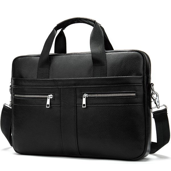 

men's briefcase genuine leather messenger bag men leather business lapoffice bags for men briefcases men's bags gw13