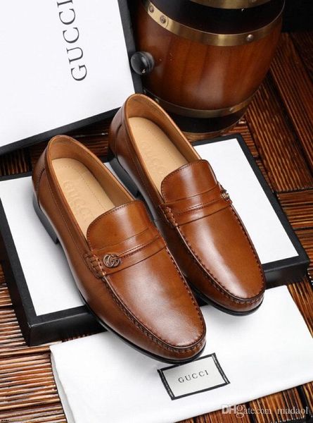 

20fw new men shoes leather genuine casual loafers men moccasins shoes slip-on soft flats footwear lightweight driving shoes 2019 yecq1, Black