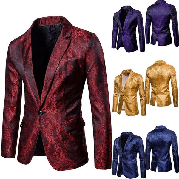 

fashion men shiny blazers gold glitter suit jackets male nightclub one button suit blazer dj stage blazers, White;black