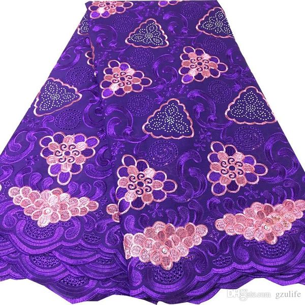 

высококачественные швейцарское voile кружево новейшее 2019 африканский voile швейцарского шнурок ткань 100% хлопок белых тканей кружева для, Black;white