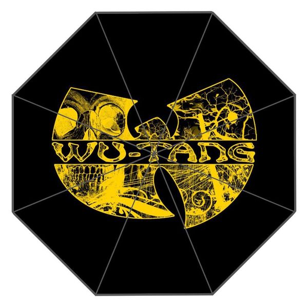 

custom wu tang umbrella rain women three folding customized umbrella female rain tools unique parasol