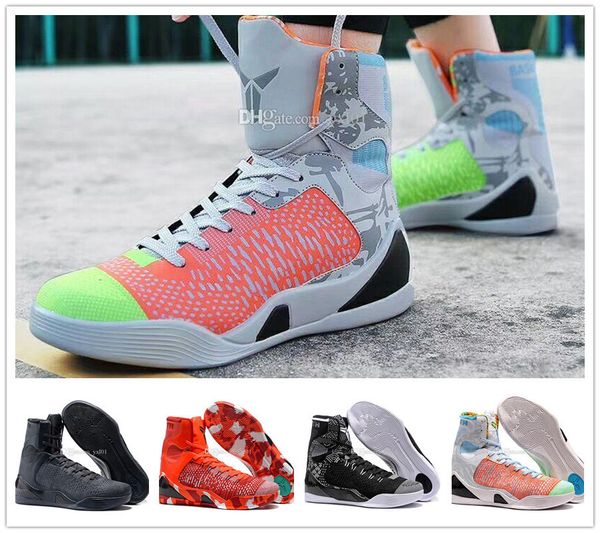 

2018 sale kobe 9 ix high weaving bhm/easter/christmas mens basketball shoes for aaa+ quality kb 9s designer sports sneakers size 40-46