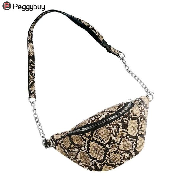 

small snake print shoulder bag messenger handbags for women leather chain crossbody bags bolsas feminina mujer sac a main