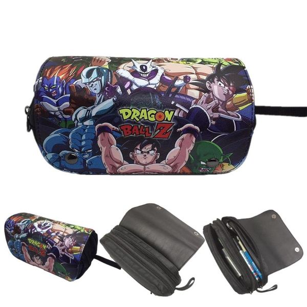 

z pencil case anime large capacity zipper pen pencil stationery bags cosmetic cases bags