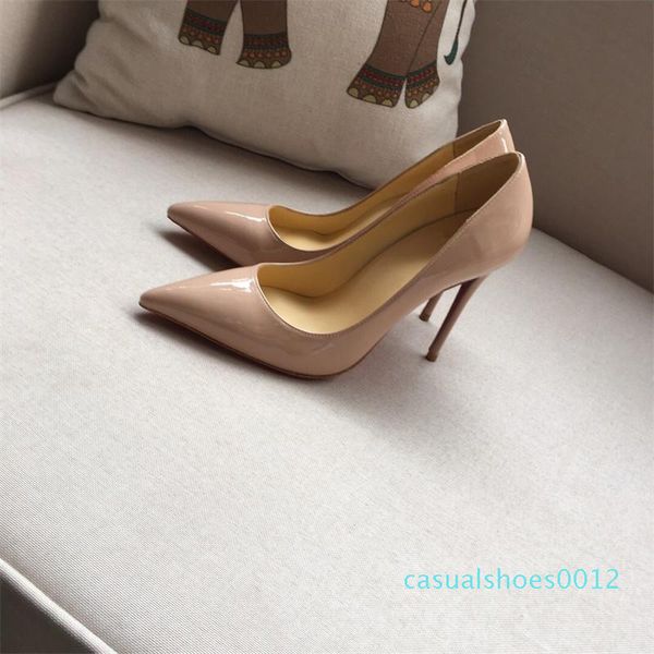 

дизайнеѬ вокие каблђки red bottom оѬоконене toe нао каево top 100% нађѬална, Black