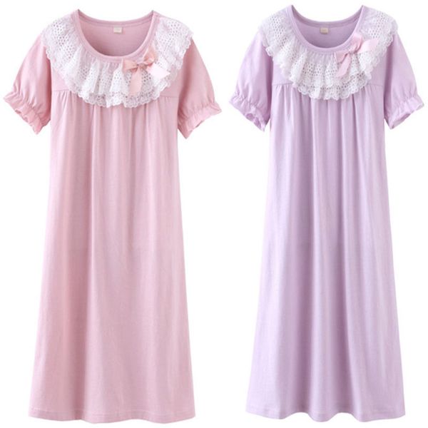 

baby girl clothes princess nightgown christmas dress sleep shirts nightshirts pajamas sleepwear kids for 3-17 years y200704, Blue;red
