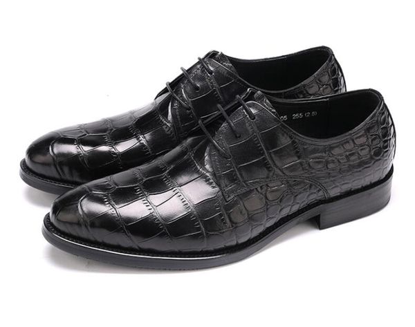

men pink yellow work purple shoes wear style round toe soft-sole cowhide wedding fashion oxfords homme374, Black