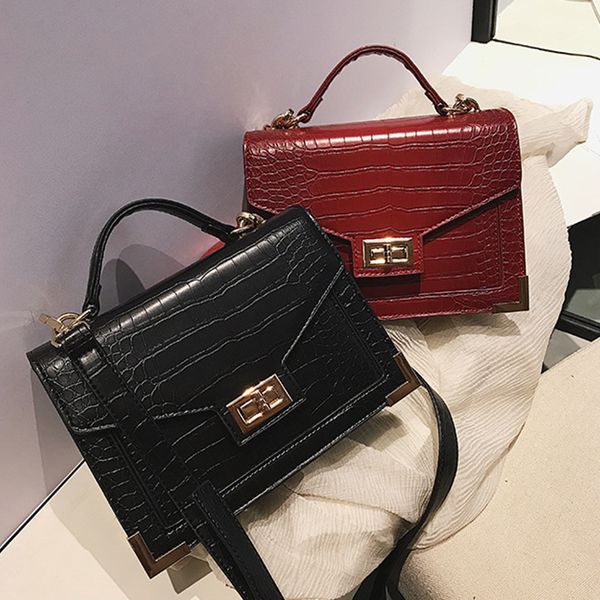 

Femme Tote Bag for Women 2020 Luxury Handbags Women Bags Designer Alligator Leather Female Shoulder Messenger Bag Sac A Main