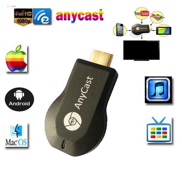

Anycast m2 ezcast miracast любой литой AirPlay Crome Cast Cromecast HDMI TV Stick Wi-Fi дисплей приемник Dongle для ios a