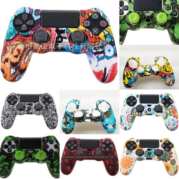 

3anet для контроллера ps4 сони playstation 4 контроллер dualshock кожи геймпад аналоговый джойстик ручка крышки защитный чехол силиконовый ч