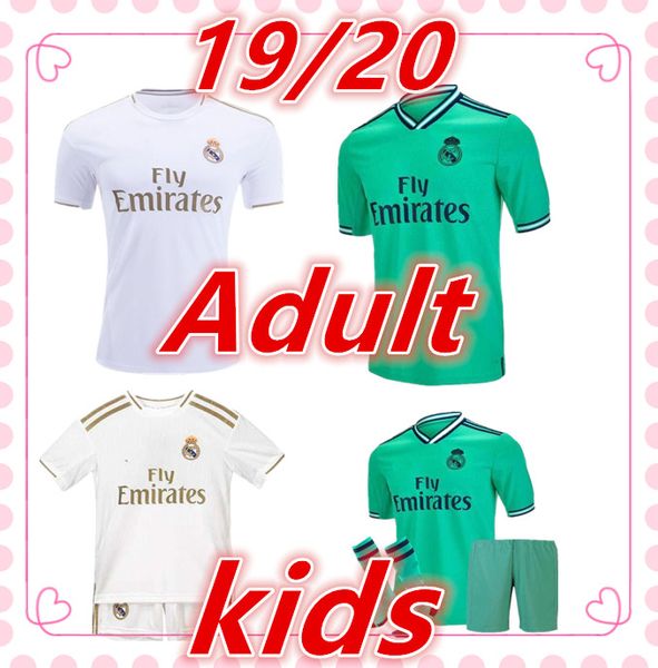 

new 19 20 real madrid soccer jersey hazard jovic militao camiseta de fÃºtbol 2019 2020 vinicius asensio kids jerseys football shirt kits, Black;yellow