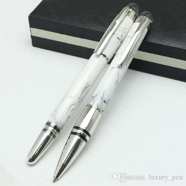 

luxury limited edition s-серии w белый мрамор роллер pen шариковая ручка канцелярские товары роллер pen boligrafos ручки для написания новых, Blue;orange