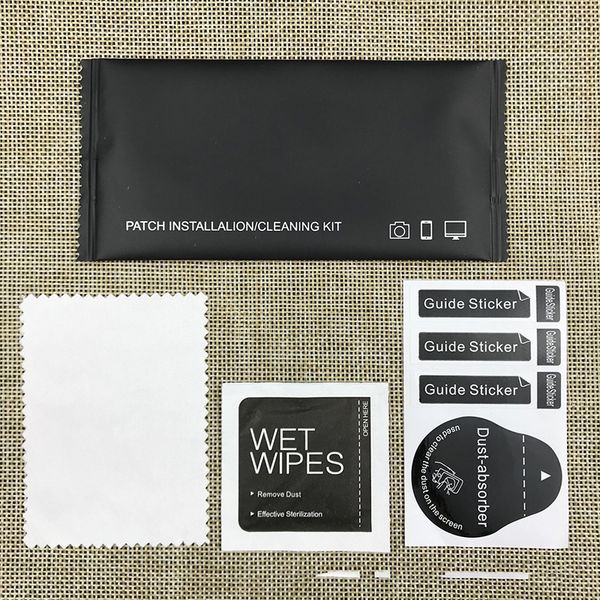 

alcohol cleaning cloths film sticking tool kits universal tempered glass of cellphone wet and dry cleaning dust factory wholesal new