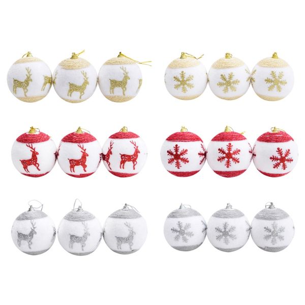 

new year christmas ball pendant xmas tree hanging ornaments ball christmas decorations for home party supplies navidad xmas gift